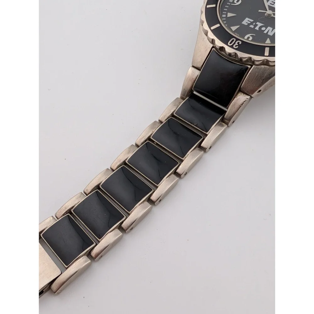 Eaton Watch‎ Men 38mm Case Black & Silver 8